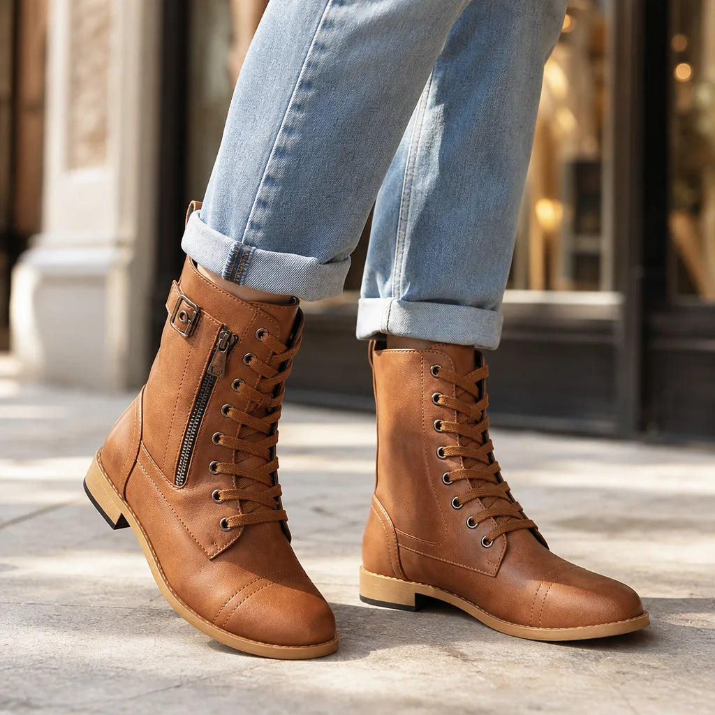 Women’s Lace-Up Ankle Boots for Everyday Wear