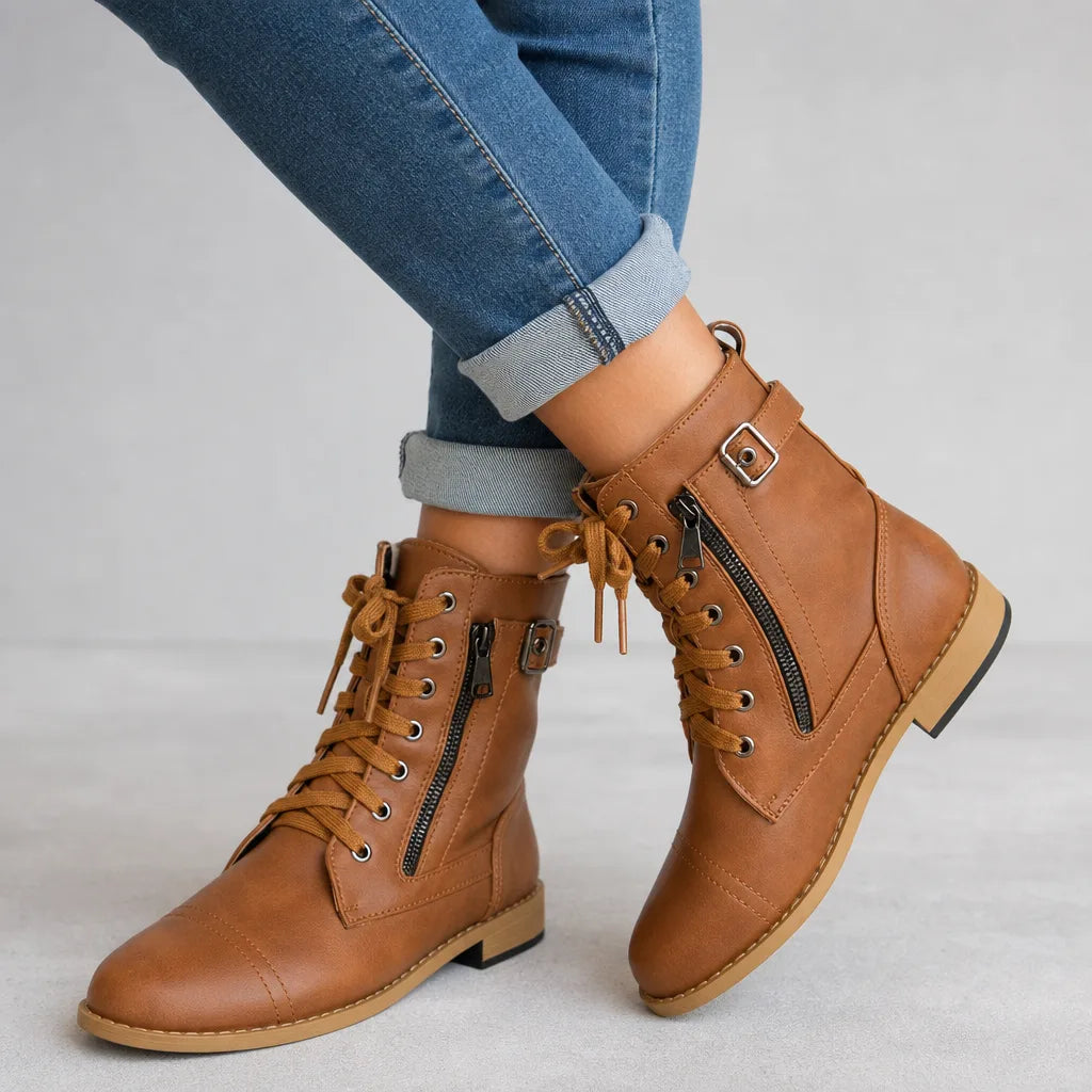 Women’s Lace-Up Ankle Boots for Everyday Wear