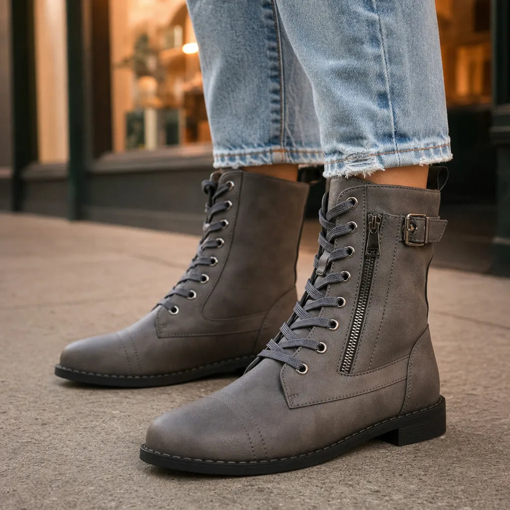 Women’s Lace-Up Ankle Boots for Everyday Wear
