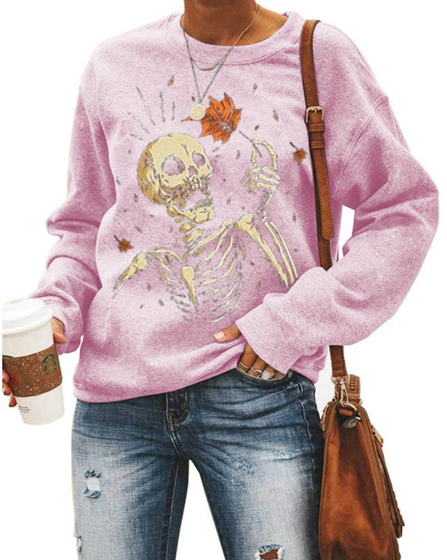 Women’s Halloween Graphic Crew Neck Sweatshirt
