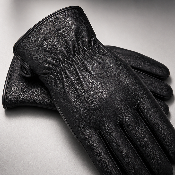 Ashford Leather Gloves - Men's Italian Leather Winter Gloves