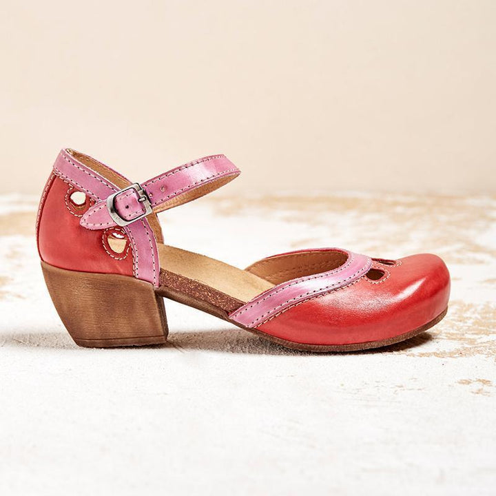 Comfortable Orthopedic Sandals with Low Heel-HighTouch