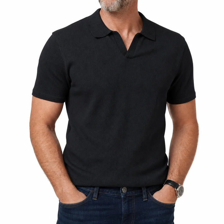 Clancy | Mens Fall Knit Polo Shirt