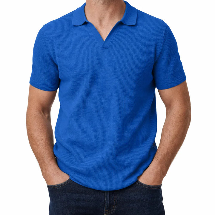 Clancy | Mens Fall Knit Polo Shirt
