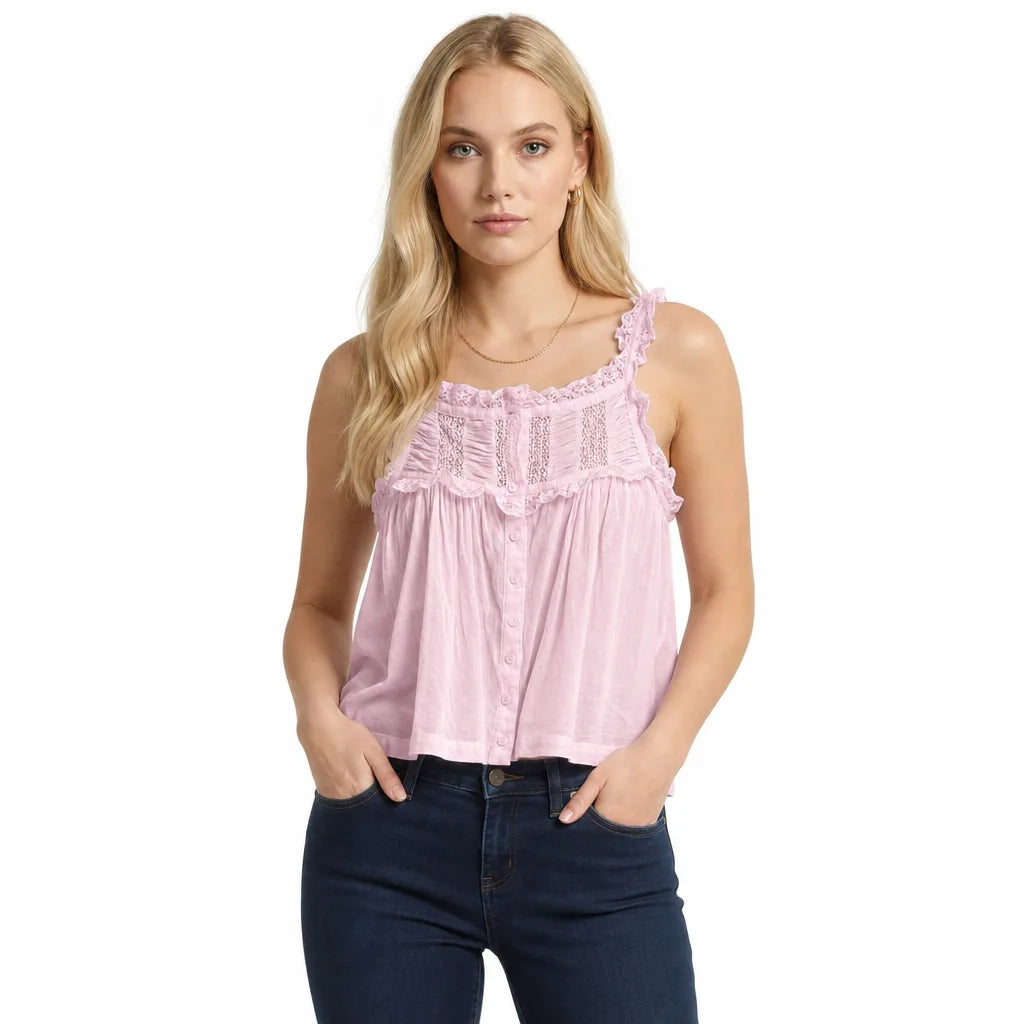 Women's Colette Boho Style Sleeveless Tank Top