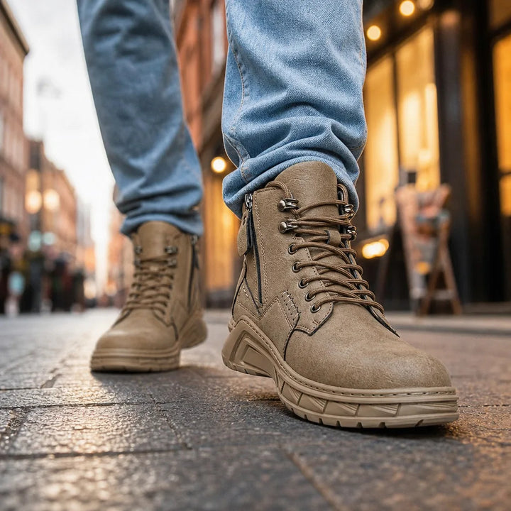 Men's Fall Leather Hiking Boots - Colt Side-Zip Trail Boot