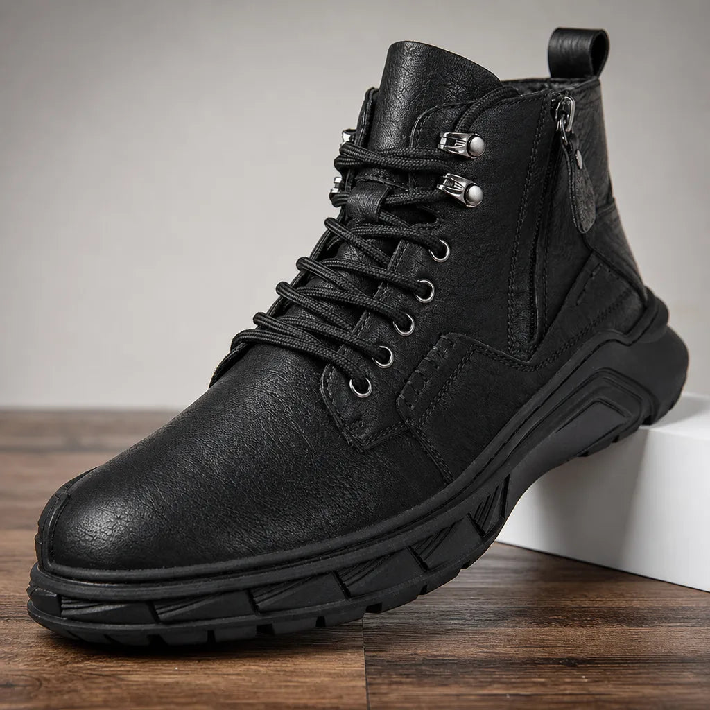 Men's Fall Leather Hiking Boots - Colt Side-Zip Trail Boot