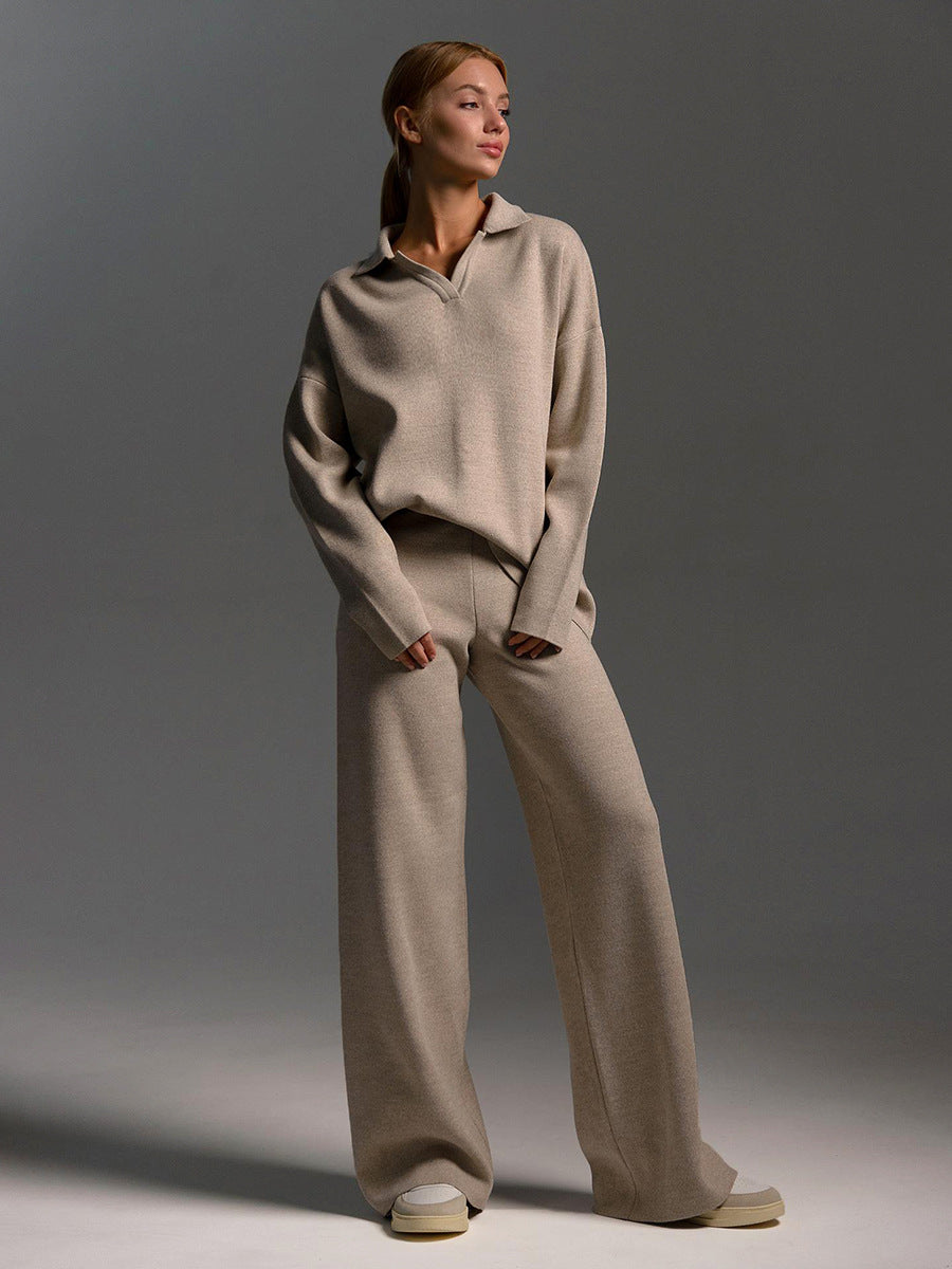 Women's Knitted Two-Piece Set-HighTouch