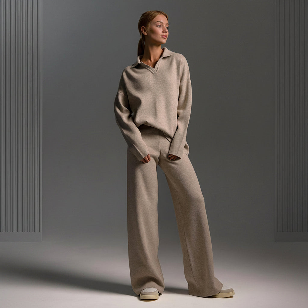 Women's Knitted Two-Piece Set-HighTouch