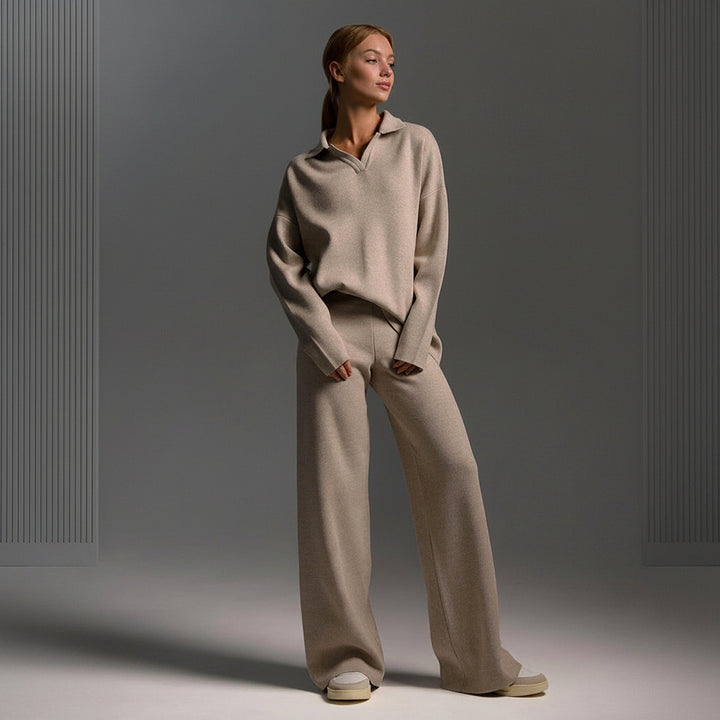 Women's Knitted Two-Piece Set-HighTouch