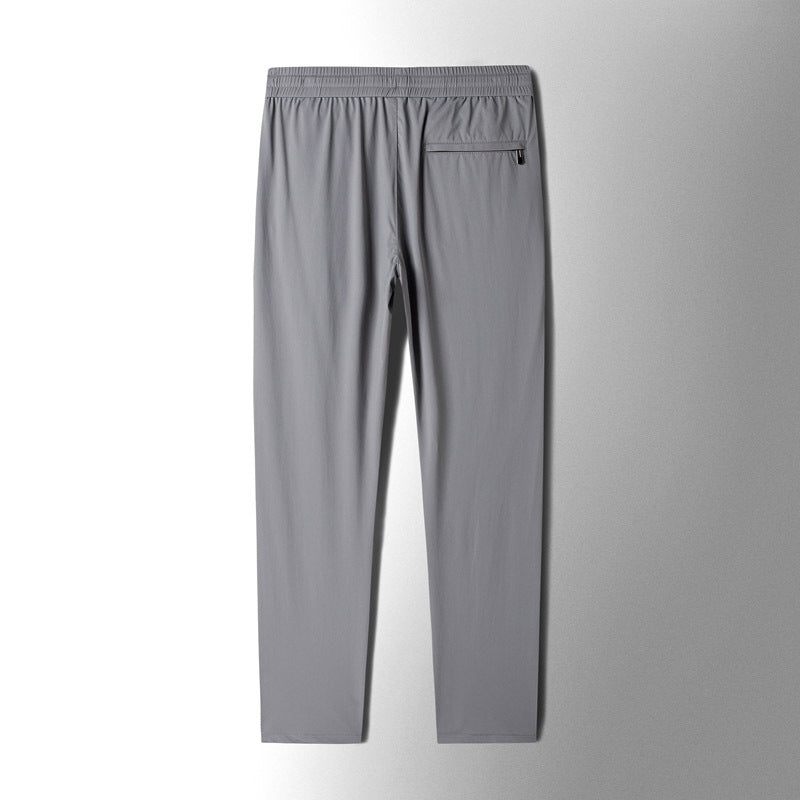 Milk Silk High Elastic Casual Pants Men's Thin Elastic Strap-HighTouch