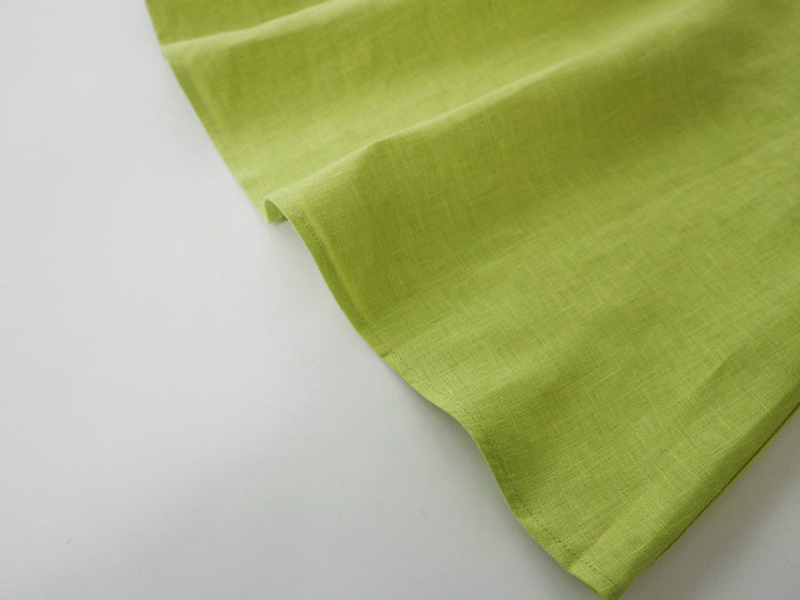 Linen Mid-Fashion Dress with Suspenders-HighTouch