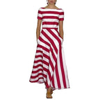 Chic Striped Dress for Any Occasion-HighTouch