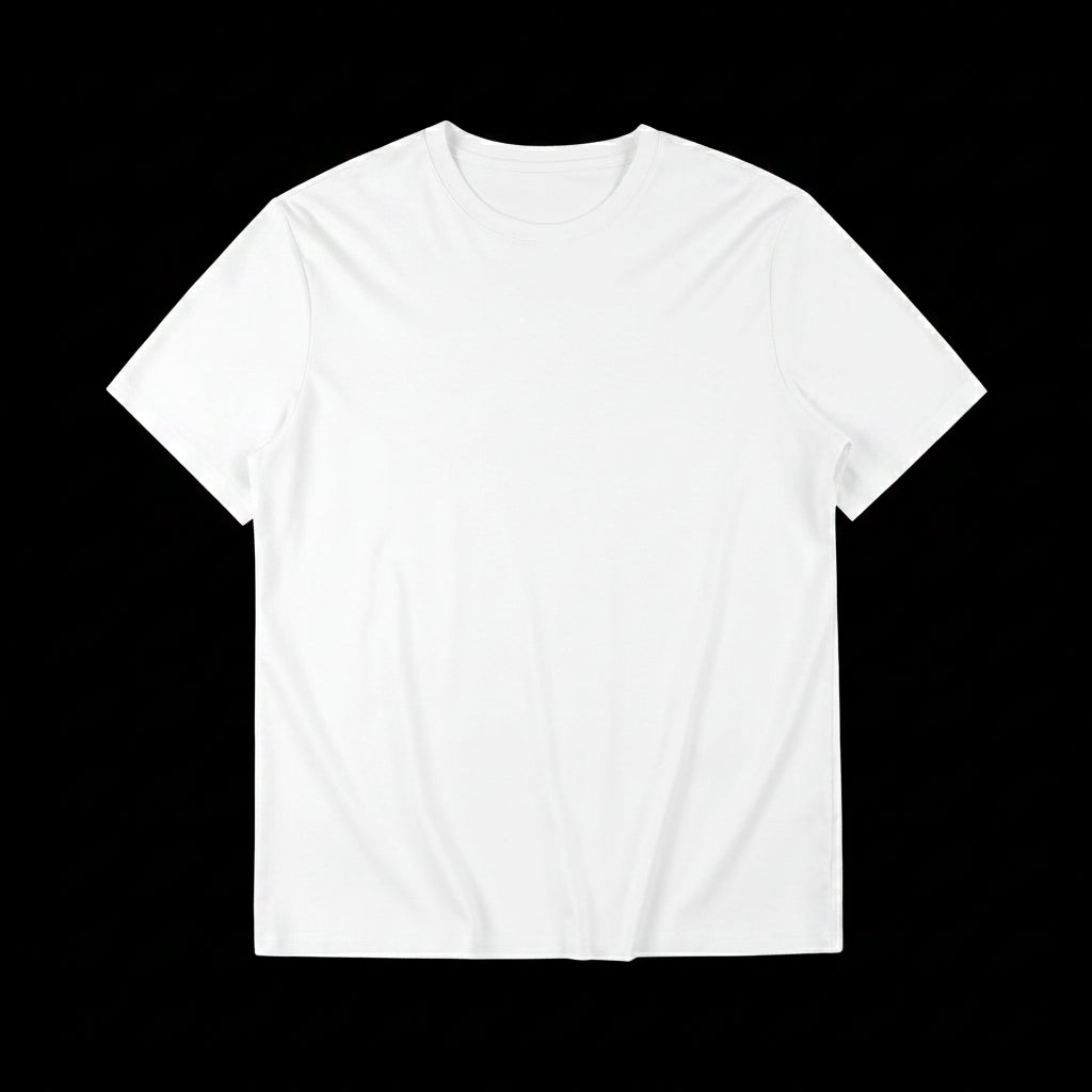 Men's Drop-Shoulder Cotton Tee – Loose Fit Summer Casual-HighTouch