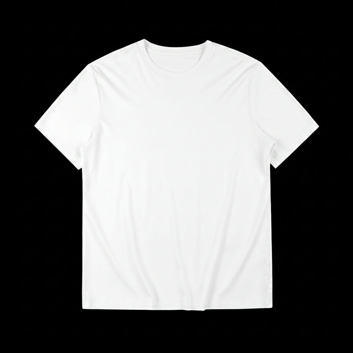 Men's Drop-Shoulder Cotton Tee – Loose Fit Summer Casual-HighTouch