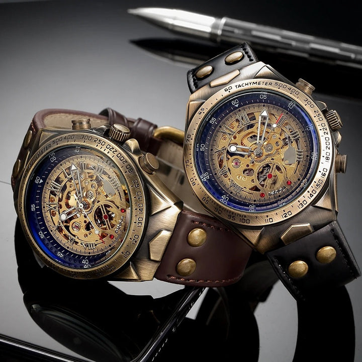 Forge & Gear Timepiece - Rugged Industrial Mechanical Men's Watch
