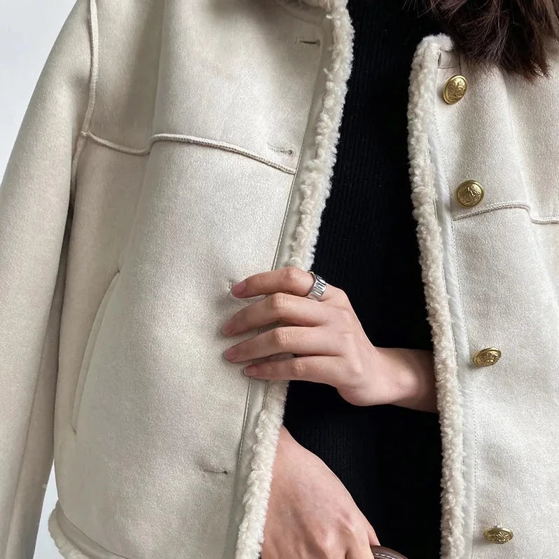 Women’s Lamb Plush Winter Coat