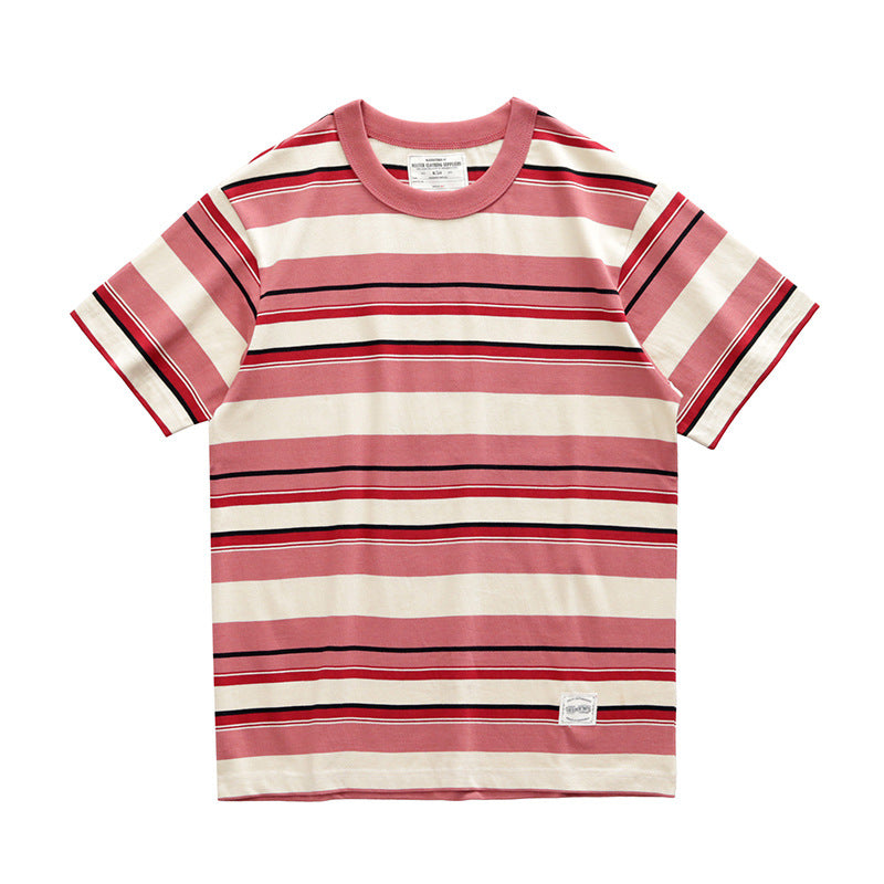 Couple Hit Color Bottoming Shirt T-shirt Men-HighTouch