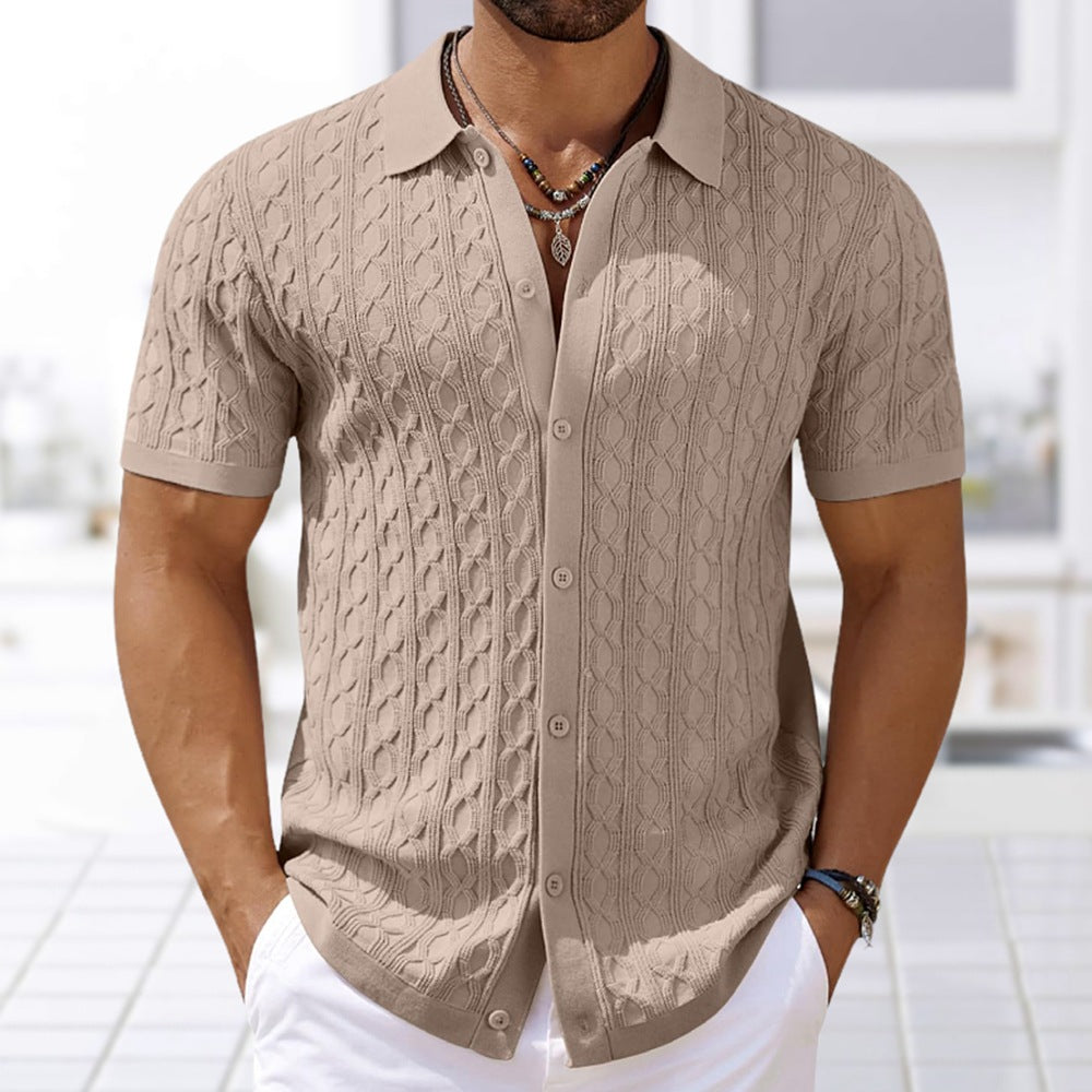 Summer Short-sleeved Men's Clothing European And American-HighTouch