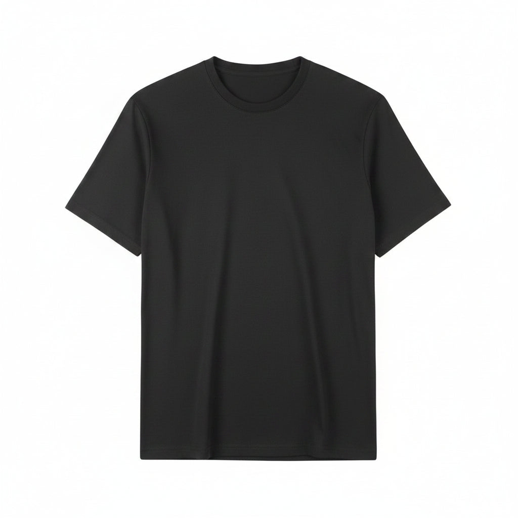 Men's Drop-Shoulder Cotton Tee – Loose Fit Summer Casual-HighTouch
