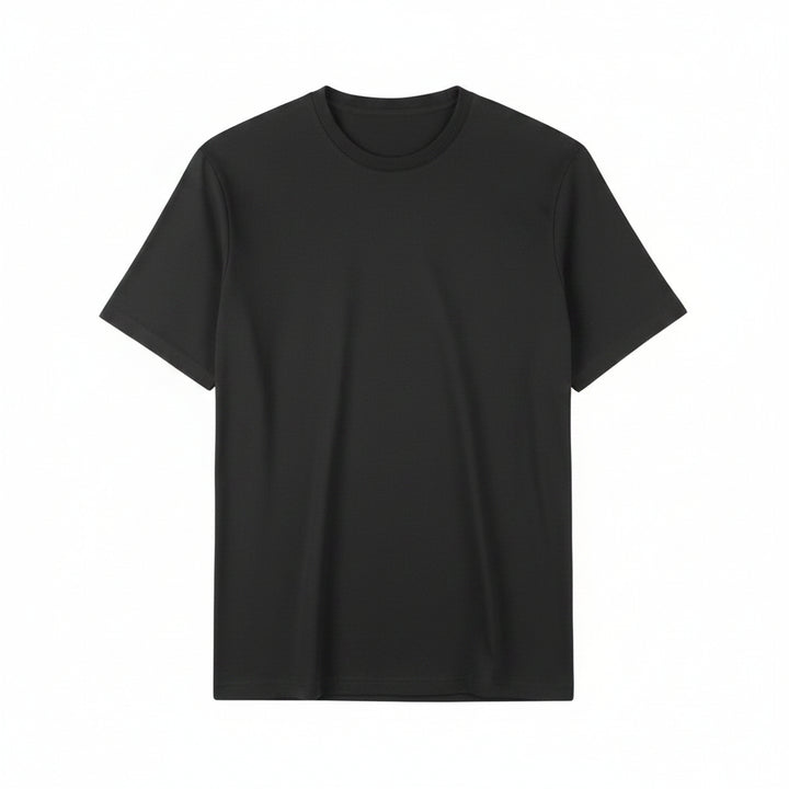 Men's Drop-Shoulder Cotton Tee – Loose Fit Summer Casual-HighTouch