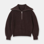 Casual Wool Blend Knit Sweater – Soft Crew Neck Pullover-HighTouch