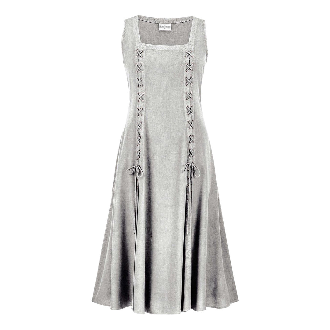 Cotton & Linen Medieval Renaissance Dress – Unisex Historical Style-HighTouch