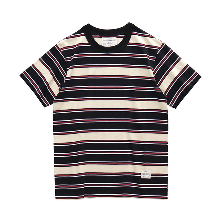 Couple Hit Color Bottoming Shirt T-shirt Men-HighTouch