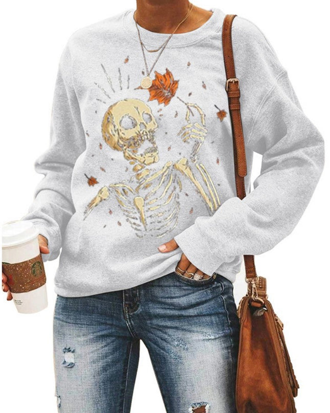 Women’s Halloween Graphic Crew Neck Sweatshirt
