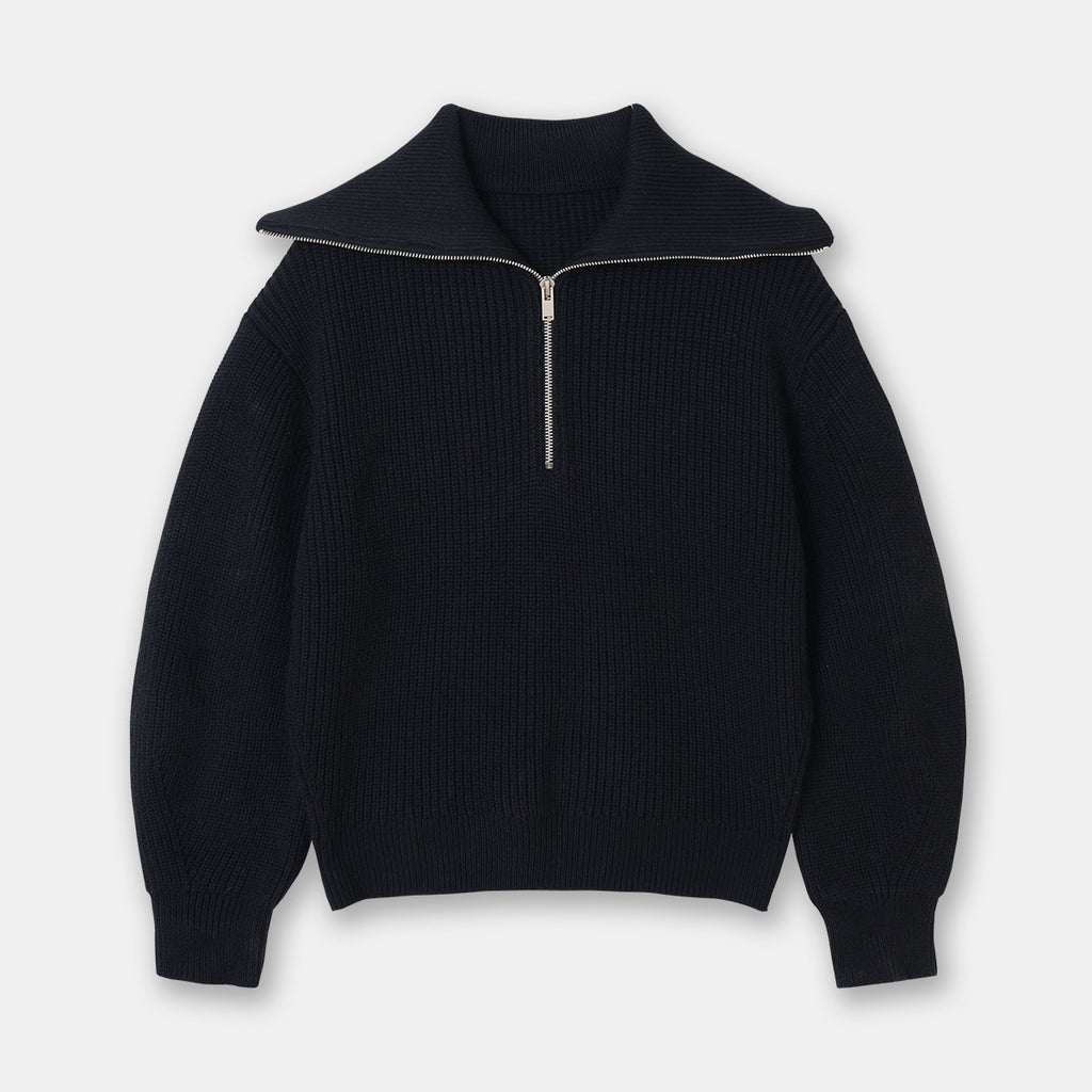 Casual Wool Blend Knit Sweater – Soft Crew Neck Pullover-HighTouch
