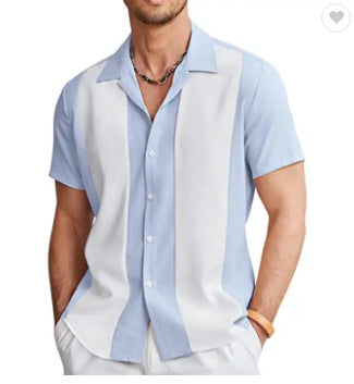 Hawaiian Shirt Men Vacation Seaside-HighTouch