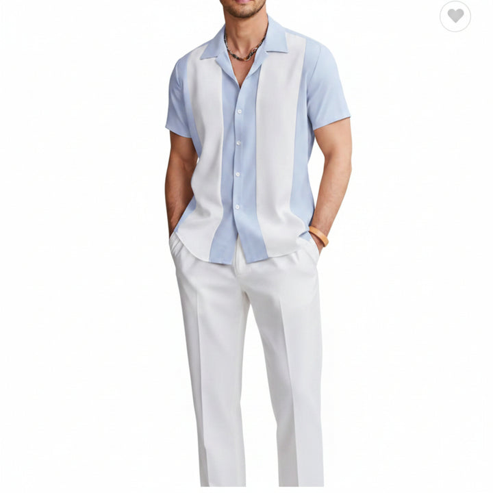 Hawaiian Shirt Men Vacation Seaside-HighTouch