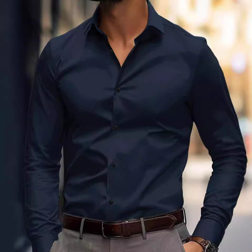 Men’s Casual Stretch Cardigan Jacket – Comfortable Everyday Style-HighTouch