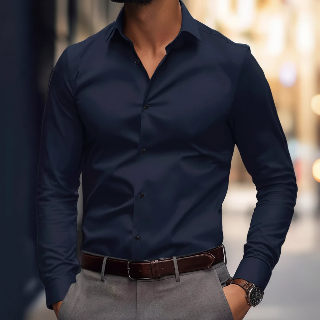 Men’s Casual Stretch Cardigan Jacket – Comfortable Everyday Style-HighTouch
