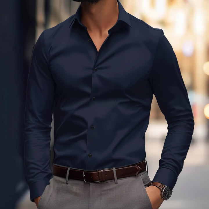 Men’s Casual Stretch Cardigan Jacket – Comfortable Everyday Style-HighTouch