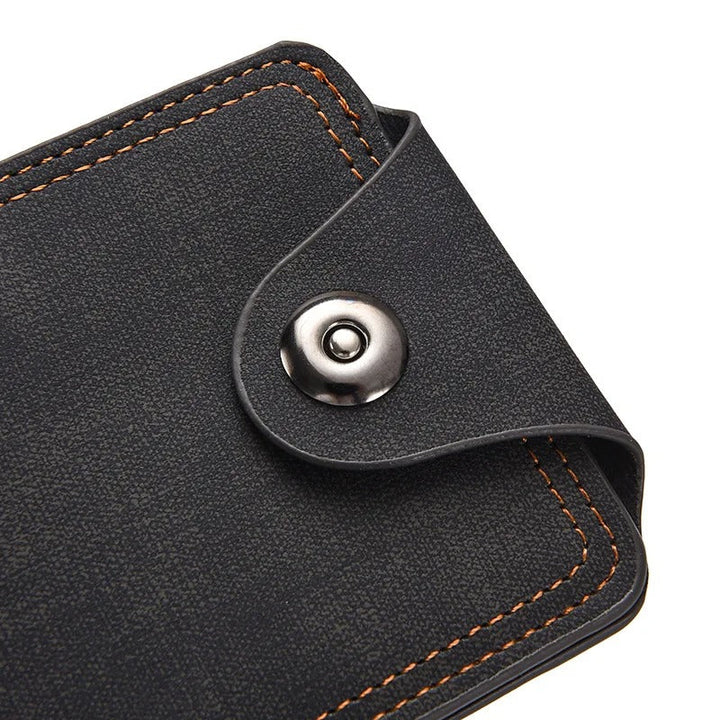 Men's Snap Leather Wallet | Slim Everyday Carry