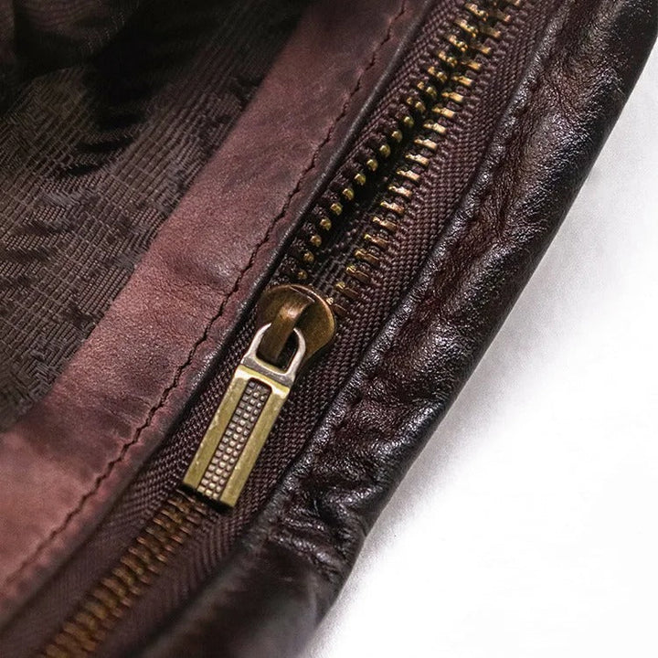 Men's Vintage Leather Wallet | Rugged Slim Bifold