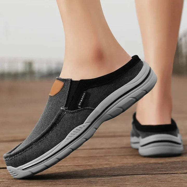 Men’s Canvas Slip-On Shoes | Casual Lightweight Walking Loafers