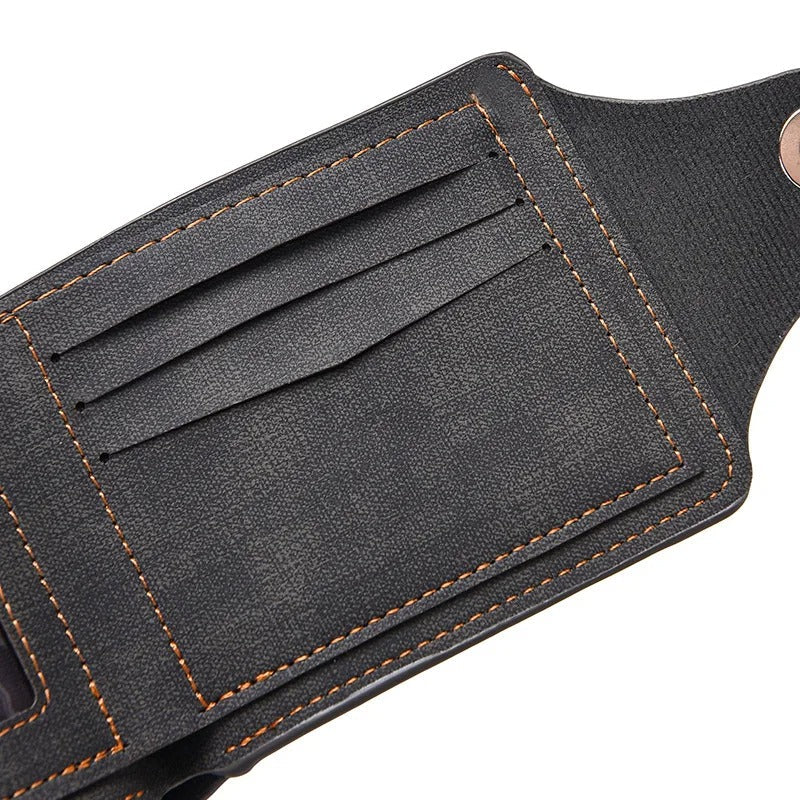 Men's Snap Leather Wallet | Slim Everyday Carry