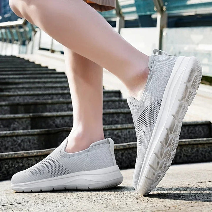 Men's Knit Slip-On Walking Shoes | Lightweight Breathable Sneakers