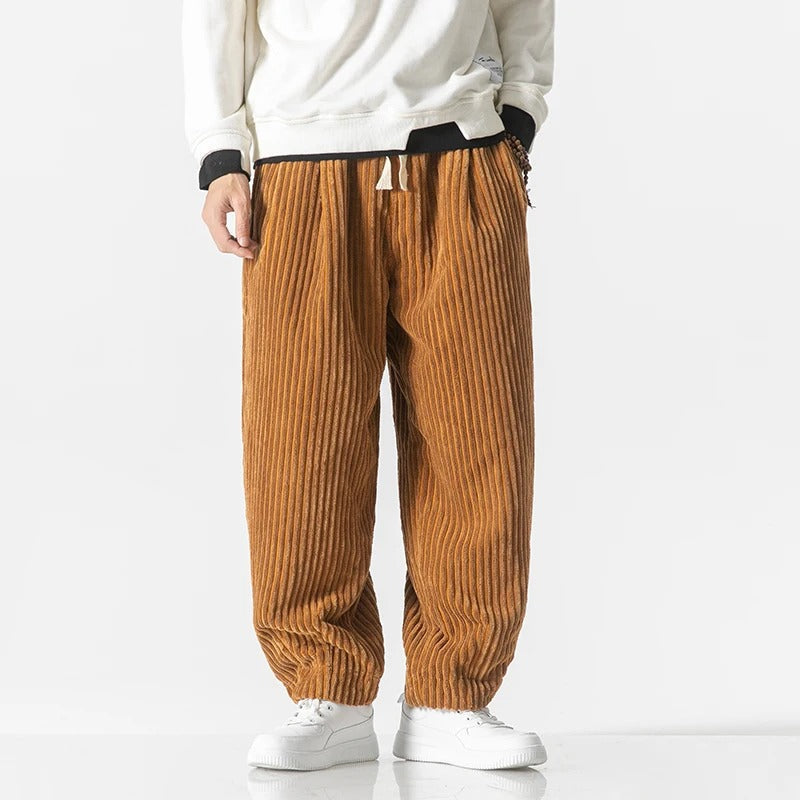 Men's Relaxed Corduroy Pants for Everyday Style