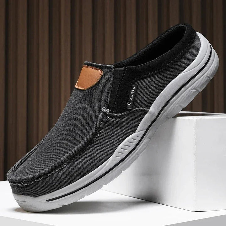 Men’s Canvas Slip-On Shoes | Casual Lightweight Walking Loafers