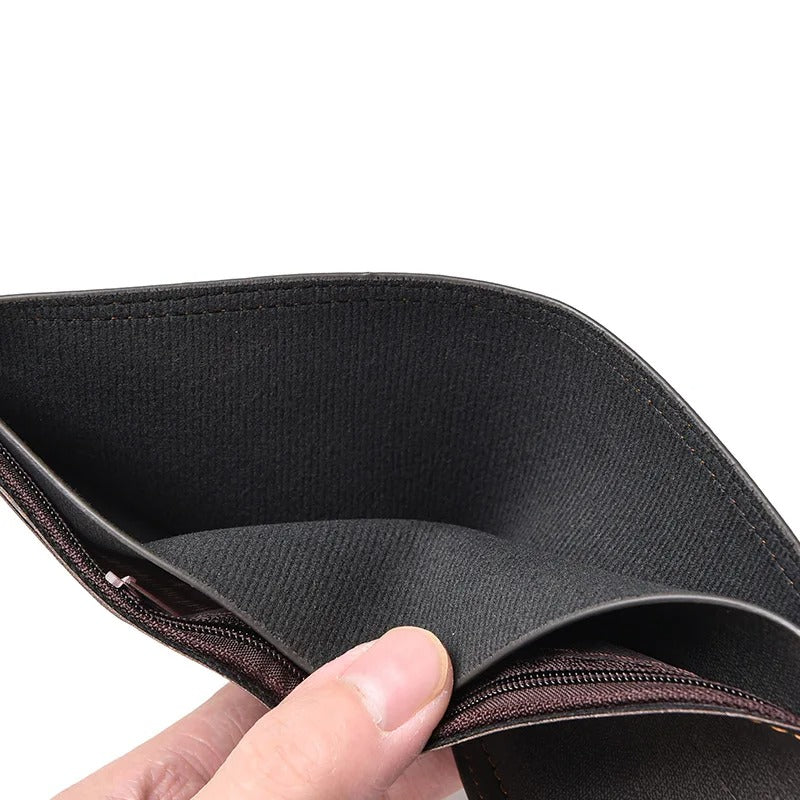 Men's Snap Leather Wallet | Slim Everyday Carry