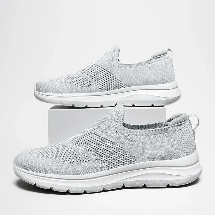 Men's Knit Slip-On Walking Shoes | Lightweight Breathable Sneakers
