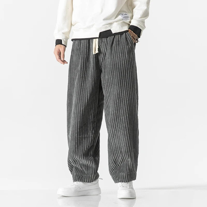 Men's Relaxed Corduroy Pants for Everyday Style