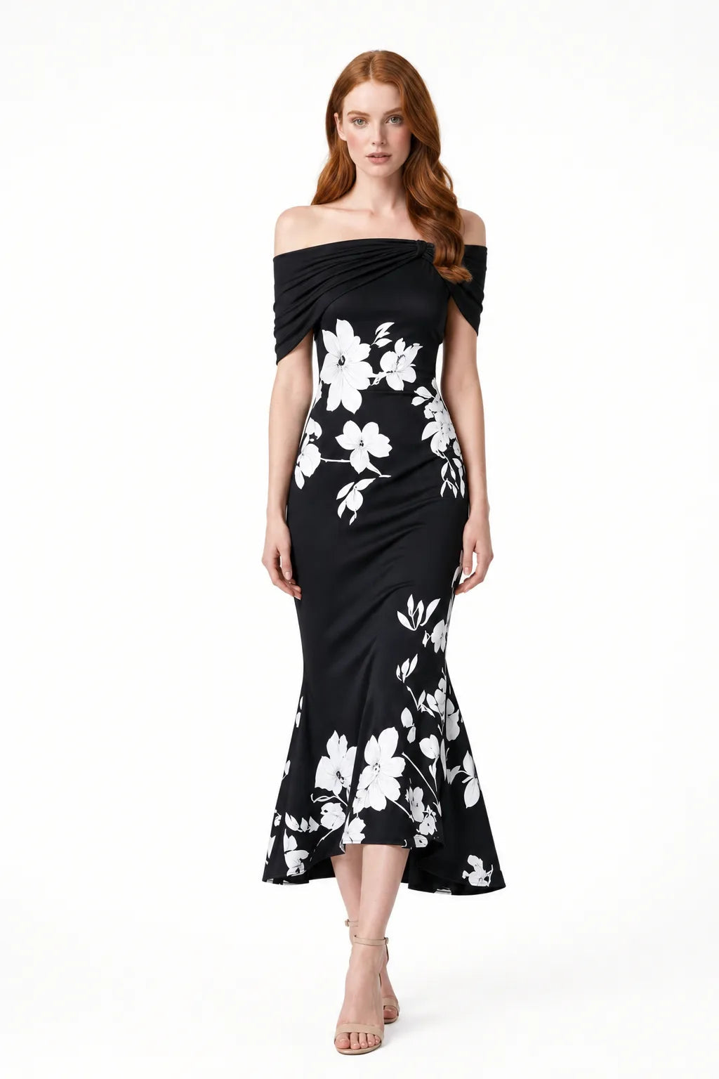 Deva Twist Knot Floral Midi Elite