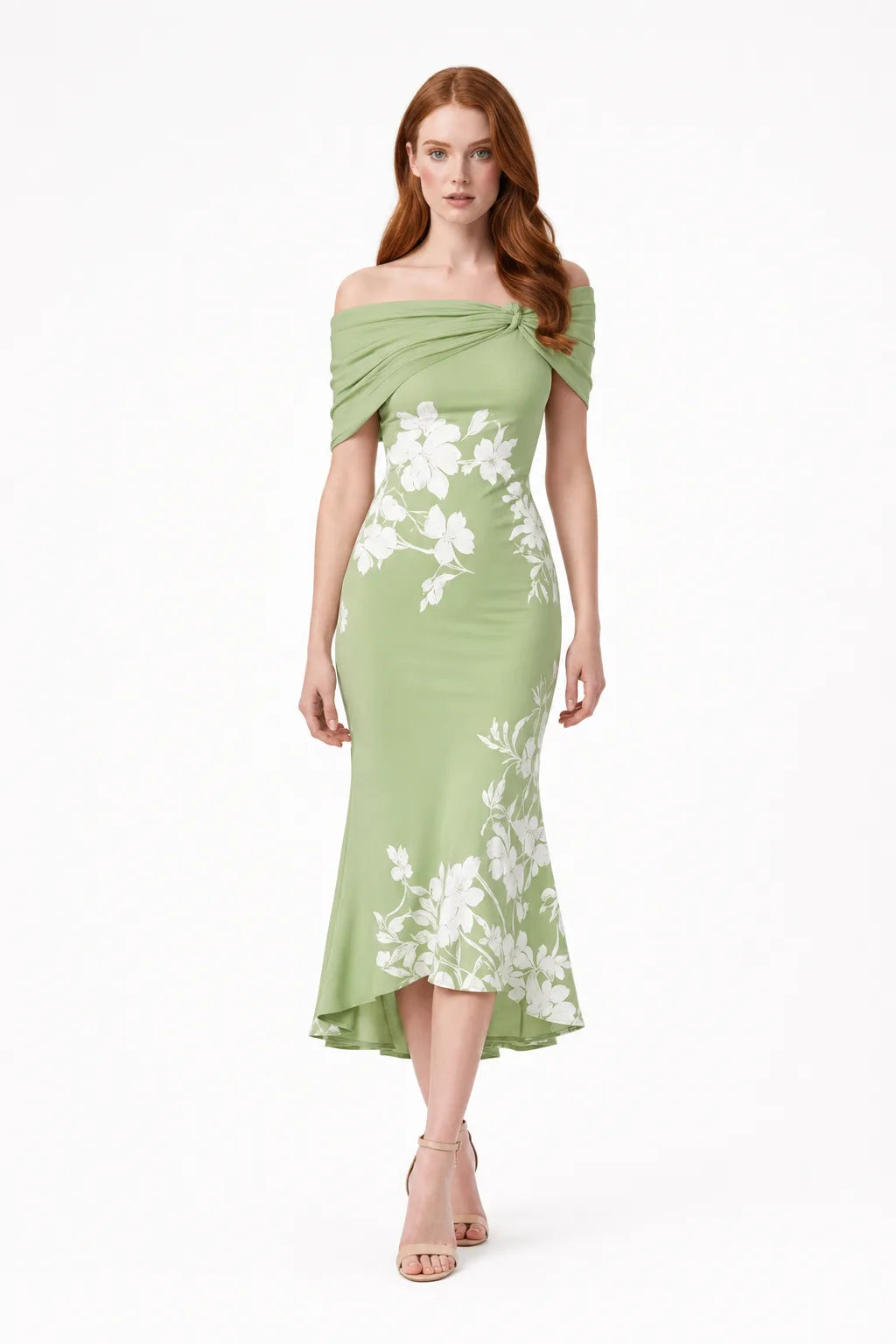 Deva Twist Knot Floral Midi Elite