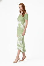 Deva Twist Knot Floral Midi Elite