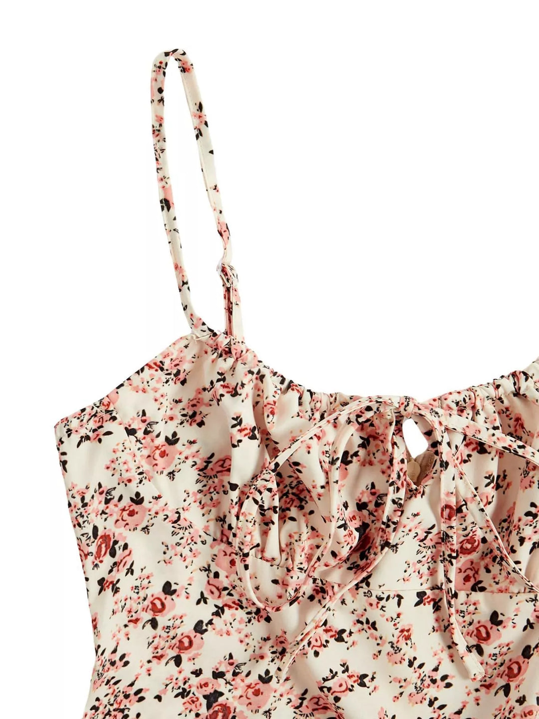 Wildflower Tie-Strap Mini Dress