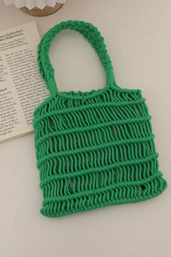 Linnea Tote Bag - PU Leather Woven Everyday Carry